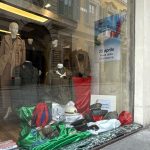 Vetrina commemorativa dei carabinieri di Reggio Emilia per la Festa della Liberazione