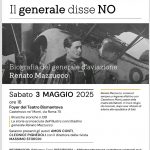 “Il generale disse NO”: la storia di Renato Mazzucco raccontata al Teatro Bismantova
