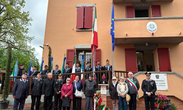 Commemorato a Quattro Castella l’80° anniversario della morte del carabiniere medaglia d’oro al valor militare Lorenzo Gennari