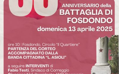 80° anniversario della battaglia di Fosdondo a Correggio
