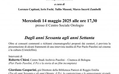 “Il PCI al cinema”: storia, politica e cultura il 14 maggio