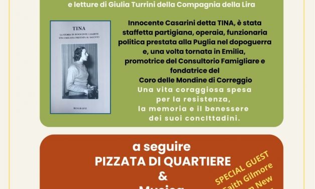 Presentazione “Tina” e pizzata di quartiere al Mirabello
