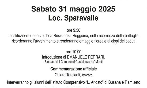 81° Anniversario della Battaglia dello Sparavalle