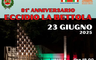 Il 23 giugno 2025 l’81° Anniversario dell’eccidio de La Bettola
