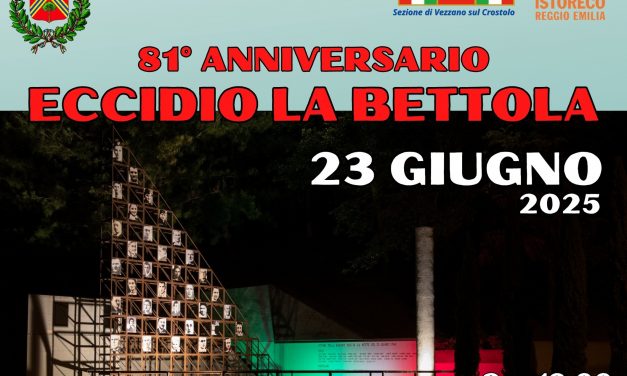 Il 23 giugno 2025 l’81° Anniversario dell’eccidio de La Bettola
